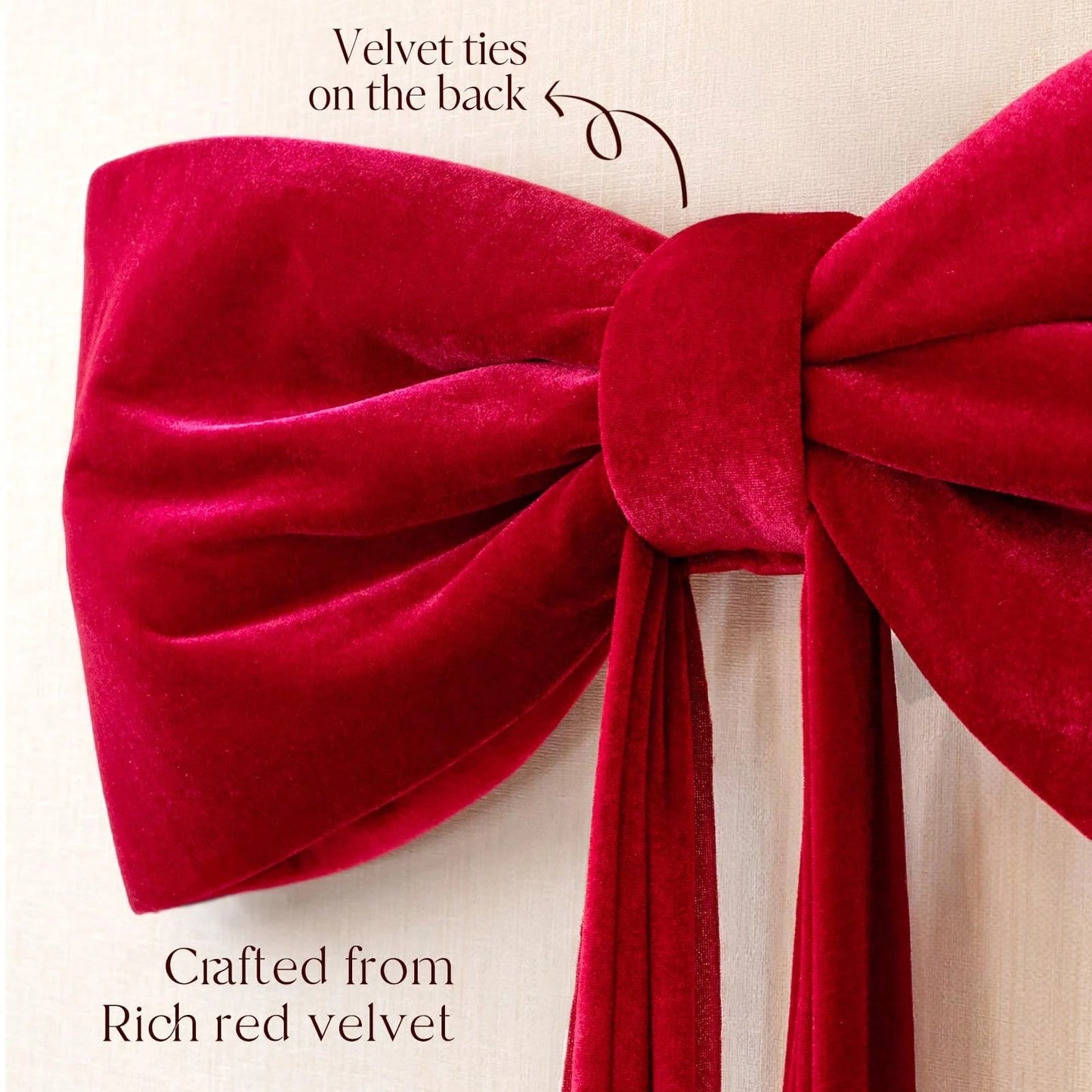 Giant Christmas Bow ~ Instantly elevate your holiday décor.