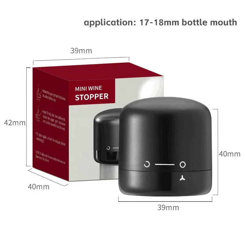 Vacuum Red Wine Bottle Stopper ~ Keep your wine fresh and flavorful for days-