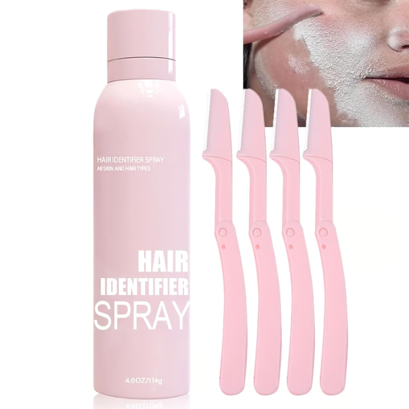 Hair Identification Spray Set ~ Reveal Every Hair for a Flawless Shave