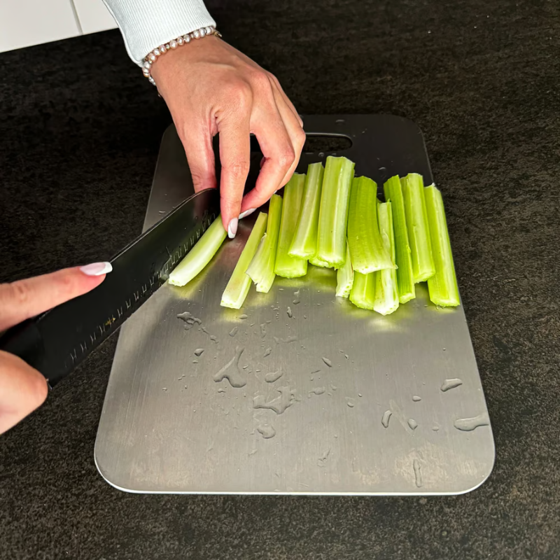 Metal Cutting Board ~ Hygienic, Durable, and Knife-Friendly for a Cleaner Kitchen