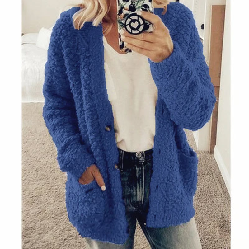 Casual Velvet Jacket ~ Cloud-soft warmth you’ll want to live in.