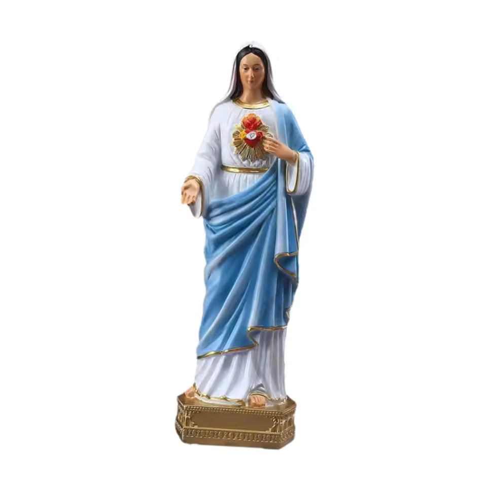 Holy Mother Mary Sacred Heart Statue