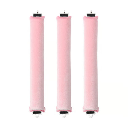Satin Heatless Curling Set (3 Curlers) ~ Wake up with salon-worthy curls overnight.