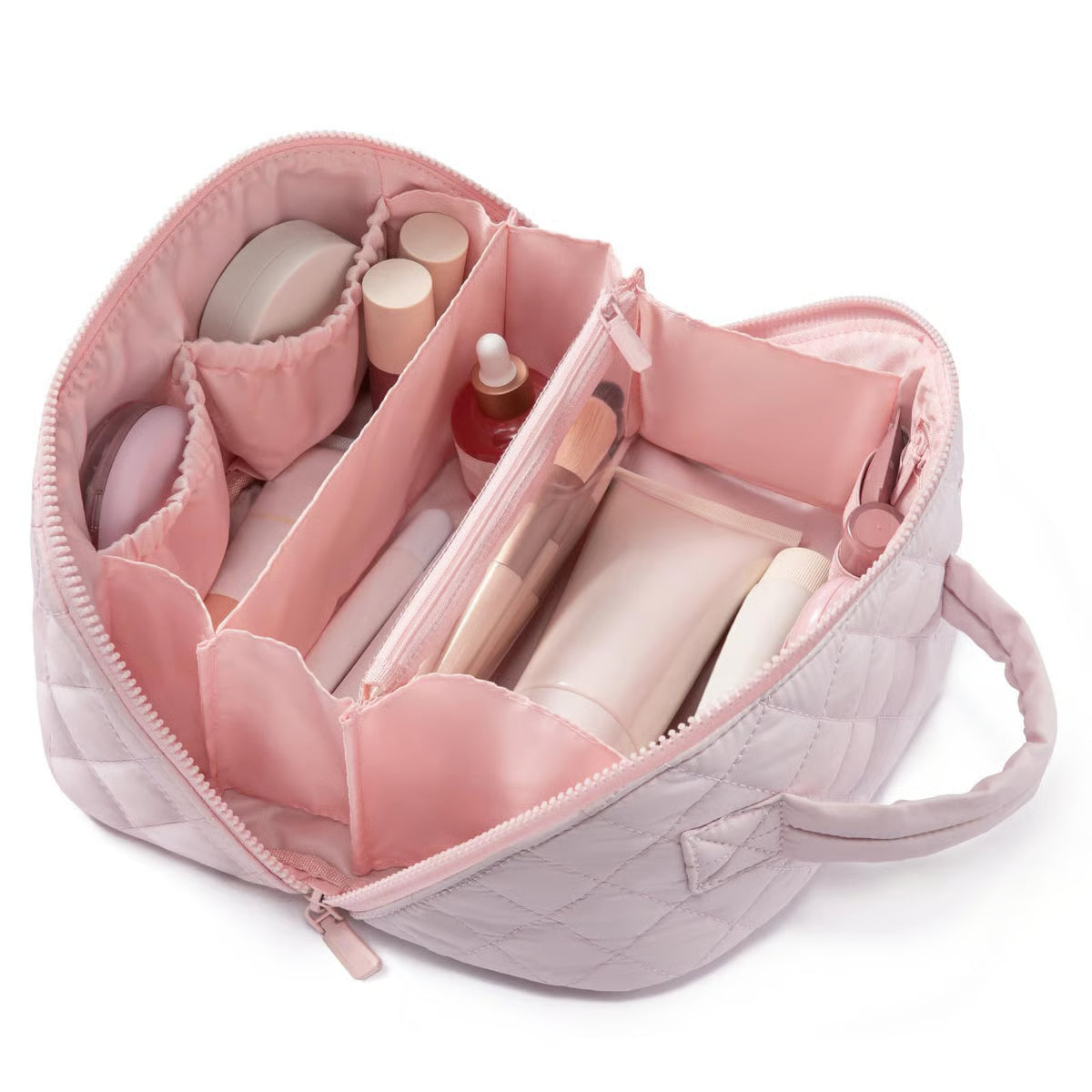 Travel Makeup Bag ~ Organized beauty essentials in one place.
