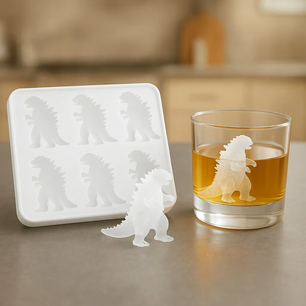 Godzilla Ice Mold ~ Turn every drink into a cinematic showpiece.