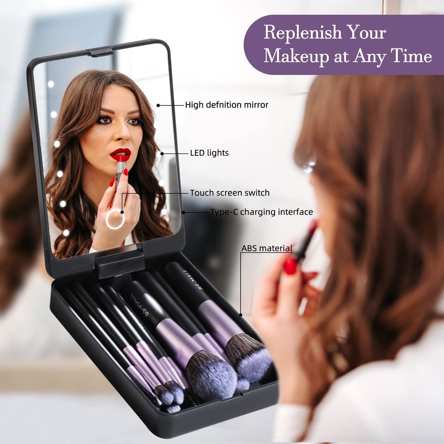 Travel Makeup Brush Set ~ Flawless application anywhere, anytime-