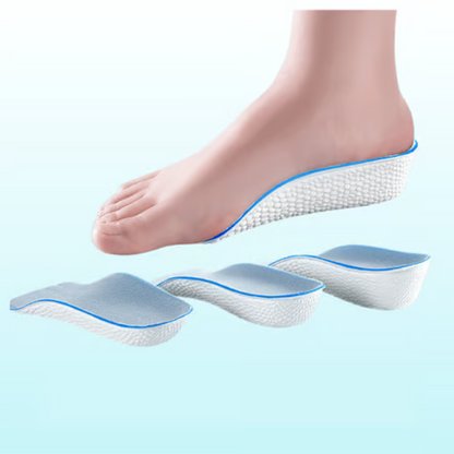 Natural-looking height-lifting insoles ~ Gain an instant height boost with discreet comfort.