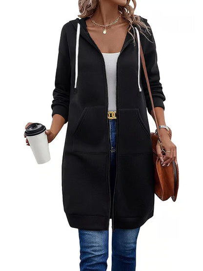 Casual Zip Up Fleece Hoodies ~ Soft warmth you’ll wear every day.