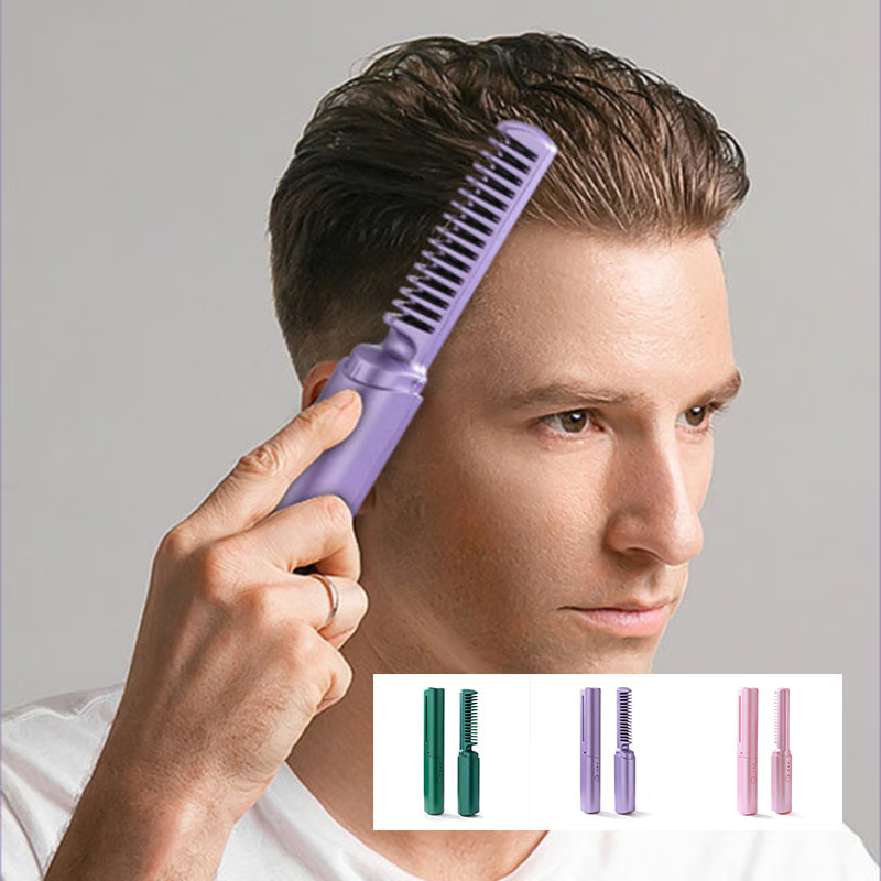 Ceramic Hairdressing Comb ~ Smooth, frizz-free hair anytime, anywhere