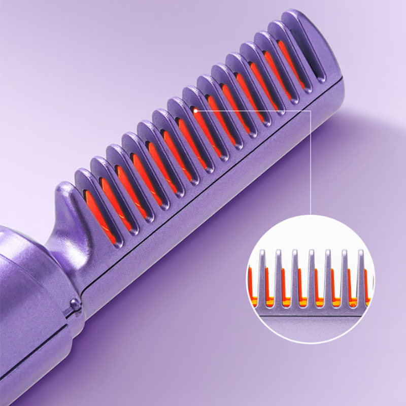 Ceramic Hairdressing Comb ~ Smooth, frizz-free hair anytime, anywhere