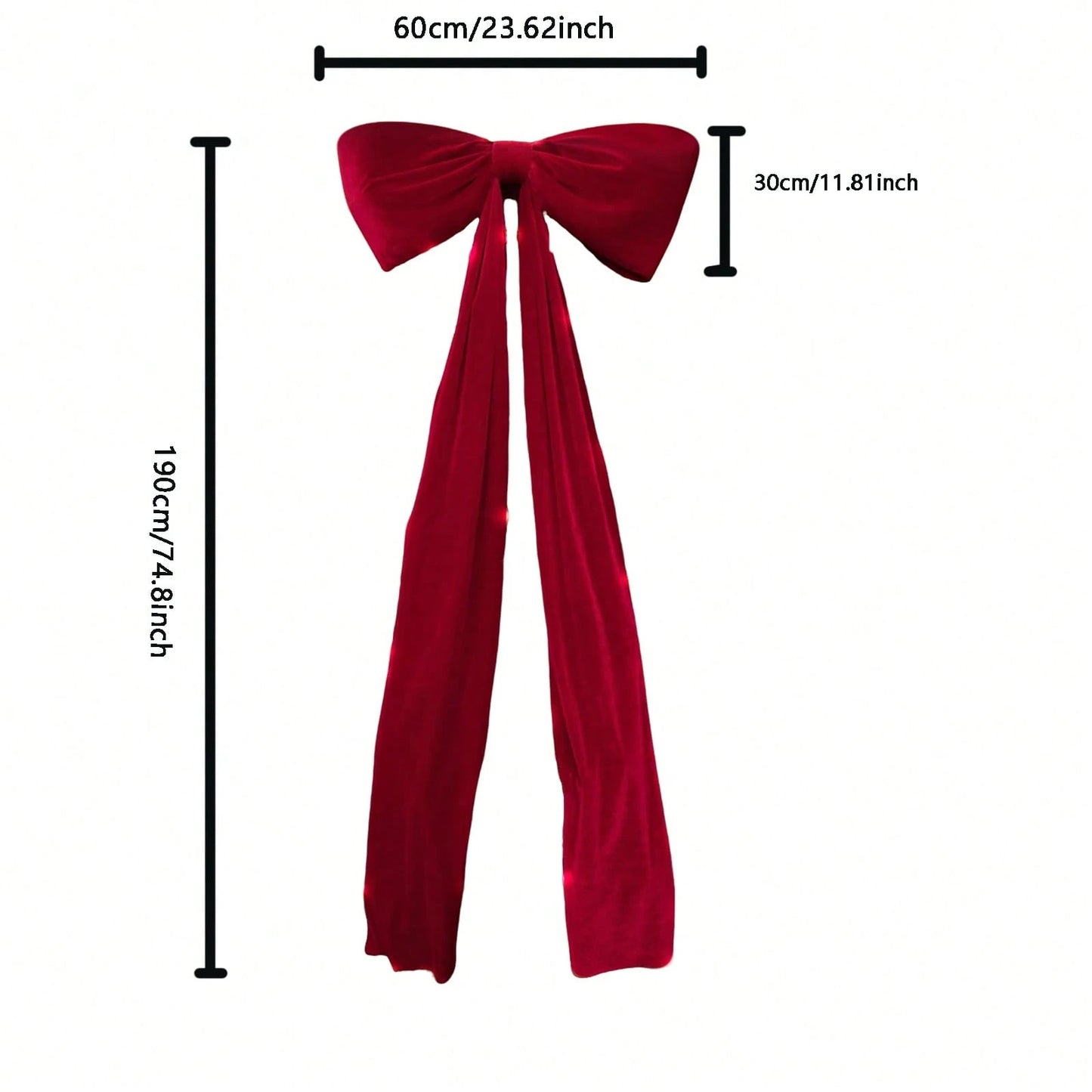 Giant Christmas Bow ~ Instantly elevate your holiday décor.