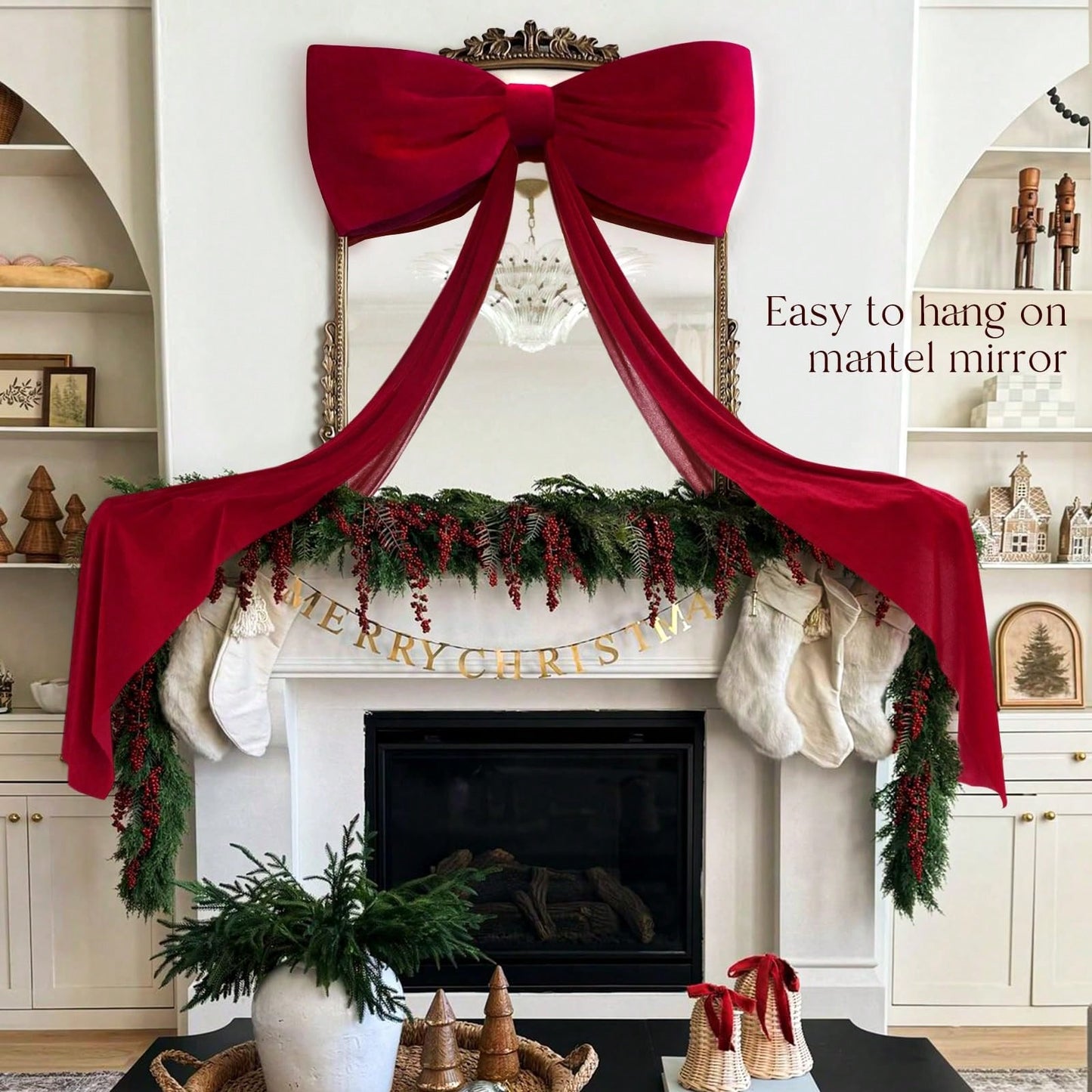 Giant Christmas Bow ~ Instantly elevate your holiday décor.