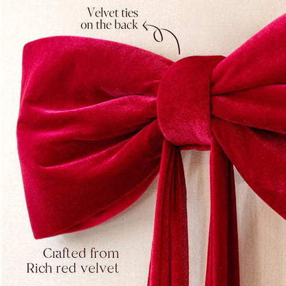 Giant Christmas Bow ~ Instantly elevate your holiday décor.