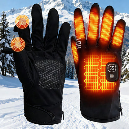Heated Gloves ~ Keeps hands warm from fingertips to palm in freezing weather.