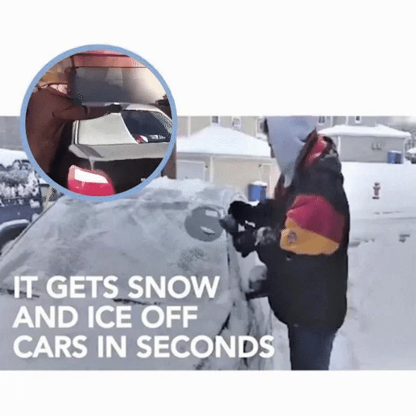 Magical Car Ice Scraper ~ Clear your windshield effortlessly for stress-free winter drives