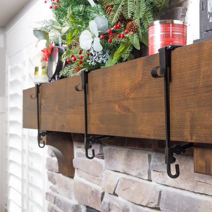 2-in-1 Garland and Stocking Hangers ~ Secure holiday décor without nails or mess.