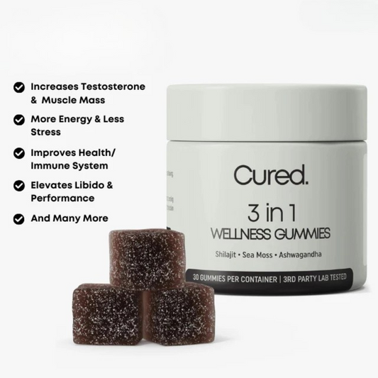 3 in 1 Wellness Gummies ~ One gummy a day, all-night results.