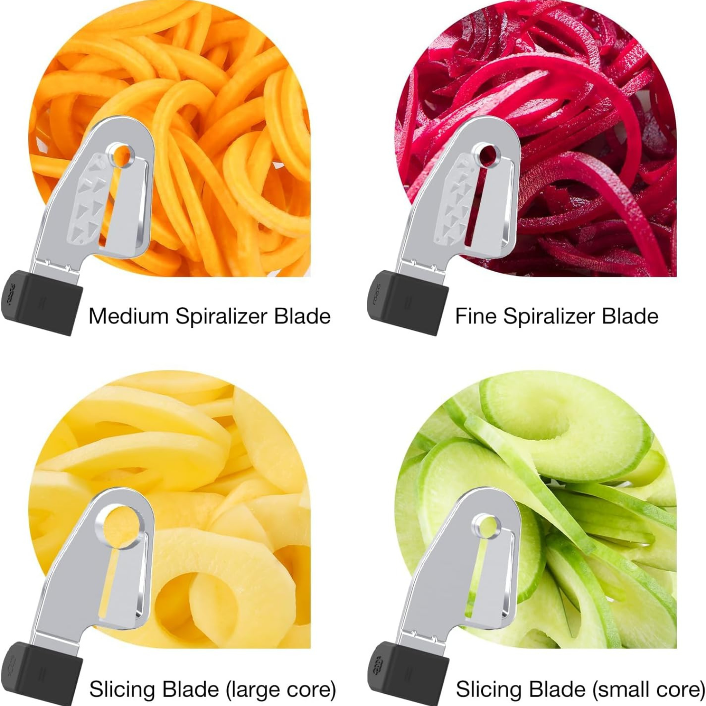Vegetable & Fruit Spiralizer for Stand Mixers ~ Creates restaurant-style presentations at home.