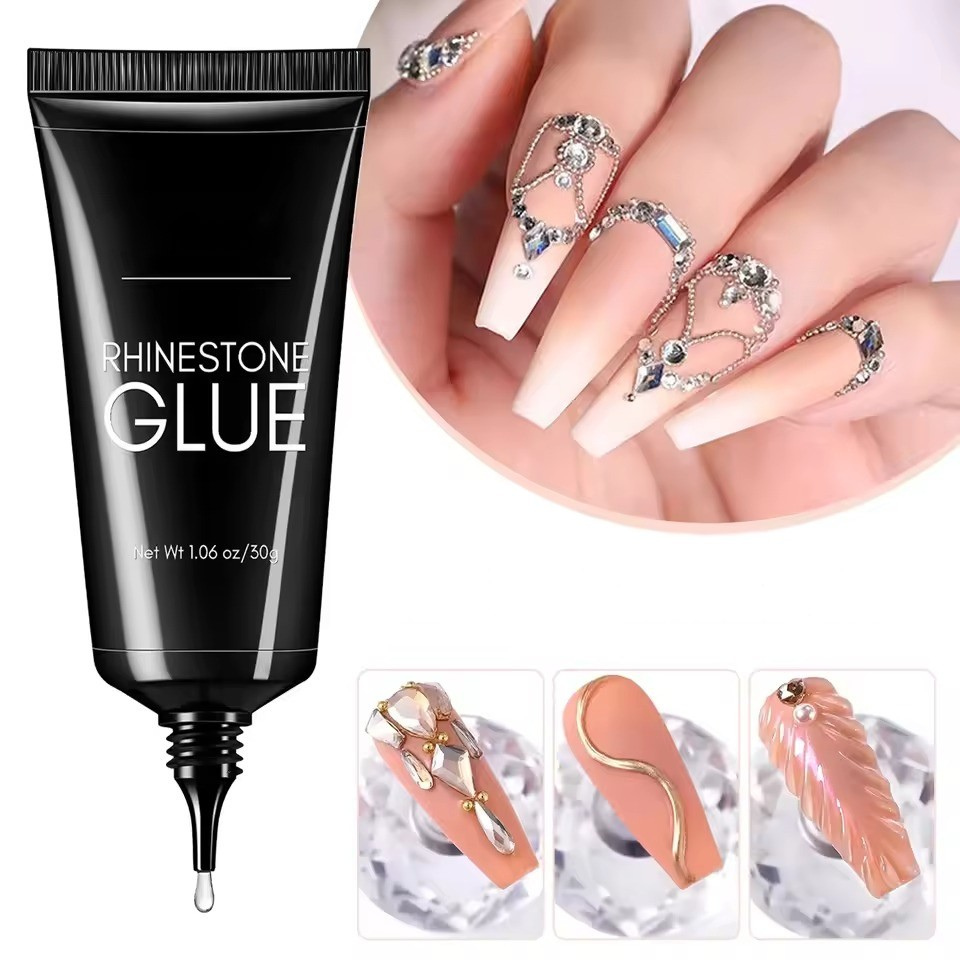 Super Strong Rhinestone Nail Glue ~ Flawless nail art that lasts for weeks