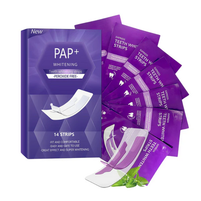 Purple Whitening Teeth Strips ~ Instantly brighten and balance yellow tones in 30 minutes