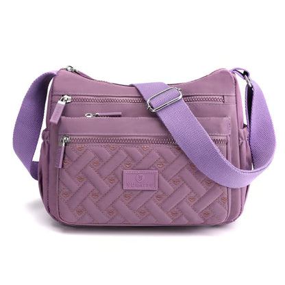Nylon Shoulder Messenger Bag ~ Lightweight carryall for work, travel, and daily use.