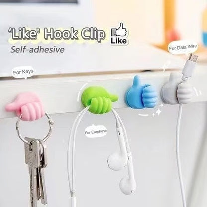 Thumbs Up Wall Hook ~ Tiny hook, big help for everyday clutter.