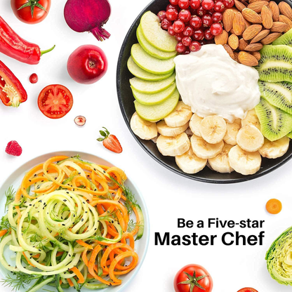 Vegetable & Fruit Spiralizer for Stand Mixers ~ Creates restaurant-style presentations at home.