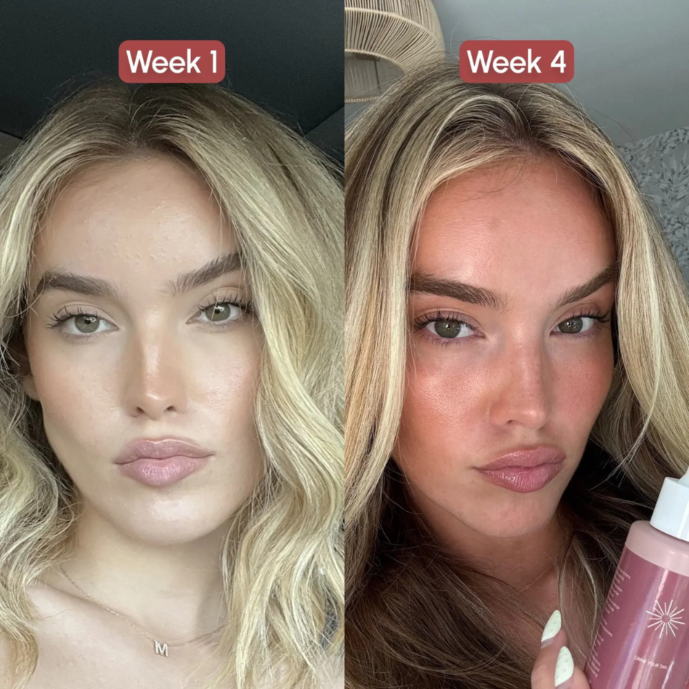 Tanning Drops ~ Your daily drink for a steady, natural glow.