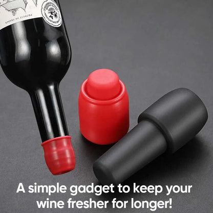 Silicone Bottle Stopper ~ Keep Your Wine Fresh with an Airtight Seal-