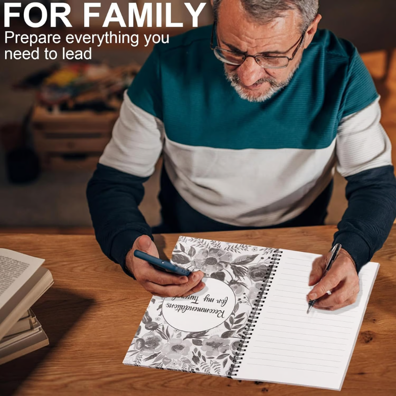 End of Life Organizer Planner ~ Because your family deserves to know
