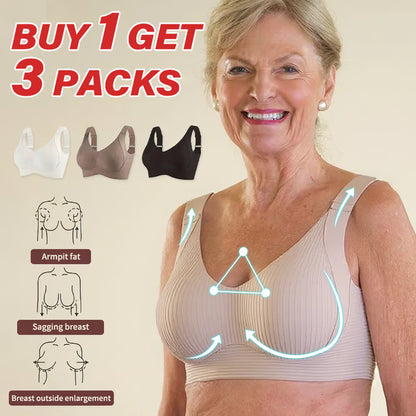 Wire Free Push Up Bra ~ Because your boobs deserve better than daily torture.
