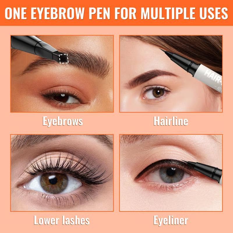 4D Waterproof Microblading Brow Pen ~ Natural-looking brows in seconds.