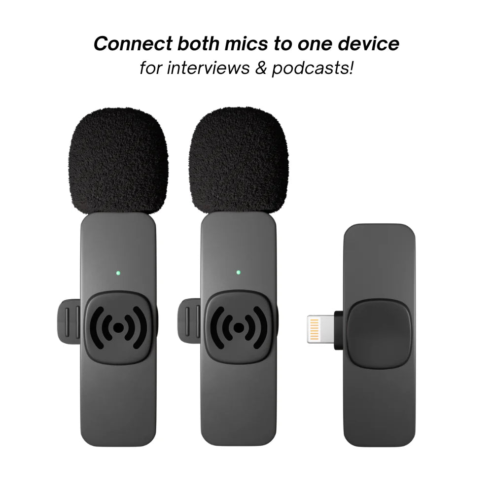 Wireless Lavalier Microphone ~ Professional sound quality, anytime, anywhere