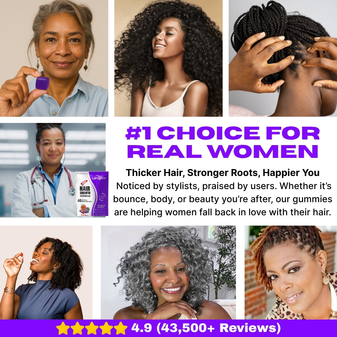 Lumigrow Hair Growth Gummies ~ Clinically proven formula for real results.