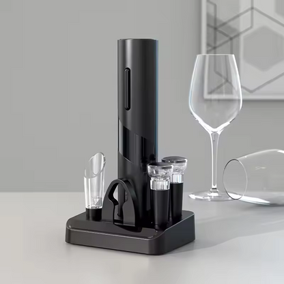 4-in-1 Wine Set ~ Effortless Wine Opening, Pouring & Preserving in Style