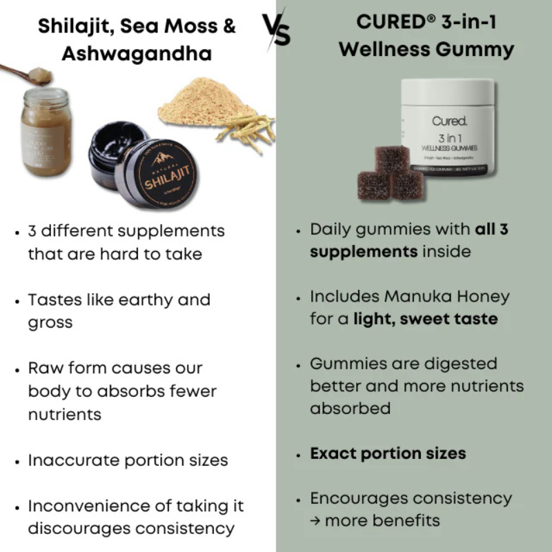 3 in 1 Wellness Gummies ~ One gummy a day, all-night results.