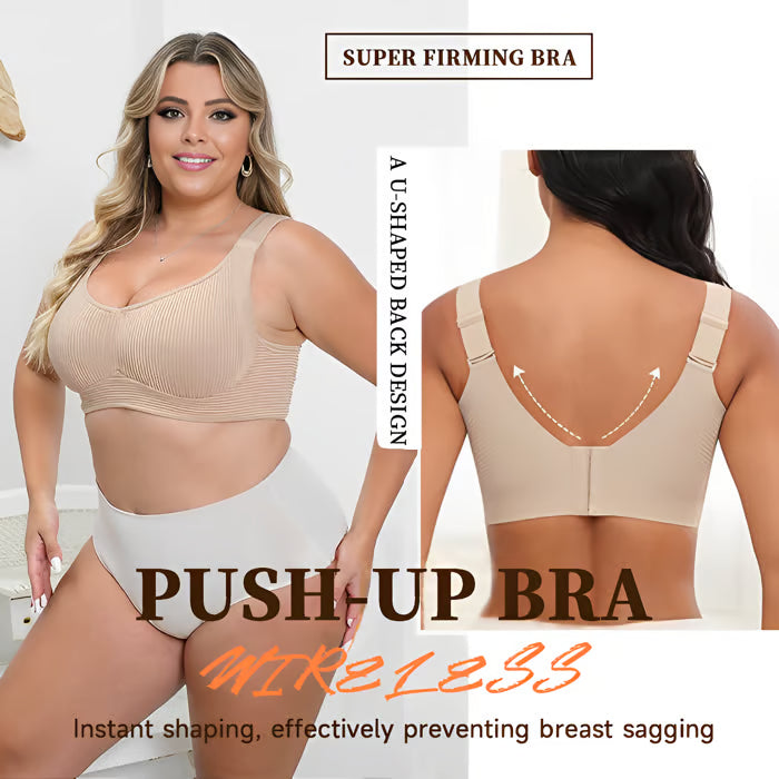 Wire Free Push Up Bra ~ Because your boobs deserve better than daily torture.