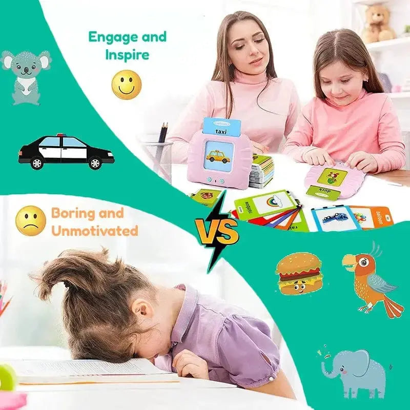 Educational Talking Flash Cards ~ Help toddlers learn first words through play.