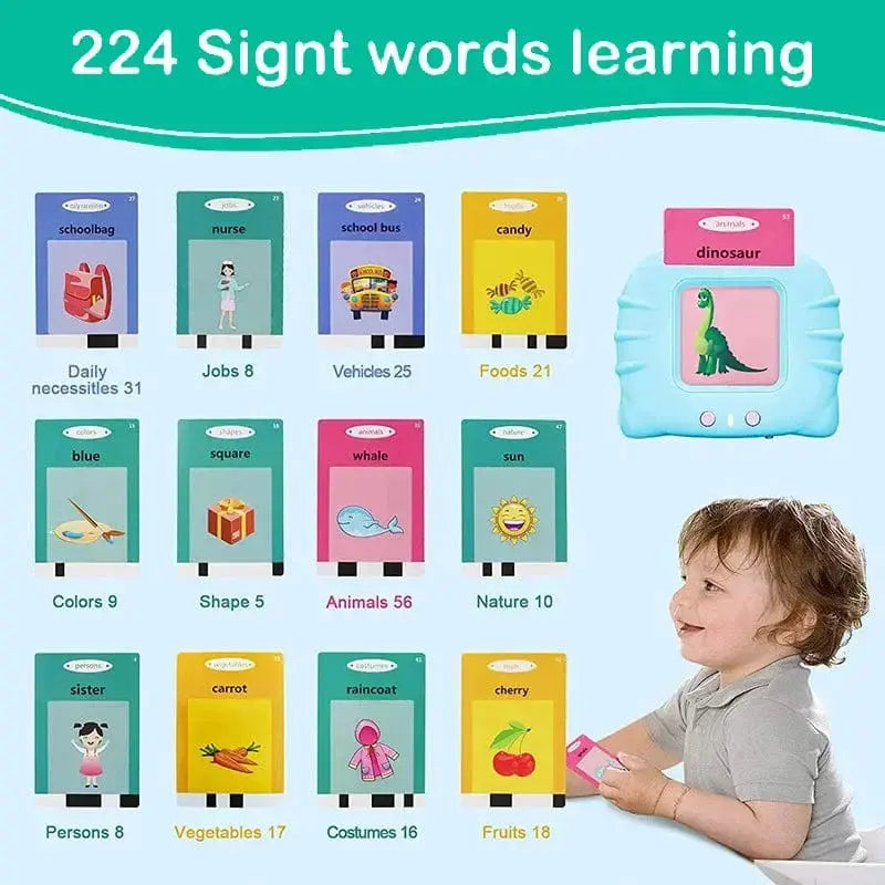 Educational Talking Flash Cards ~ Help toddlers learn first words through play.