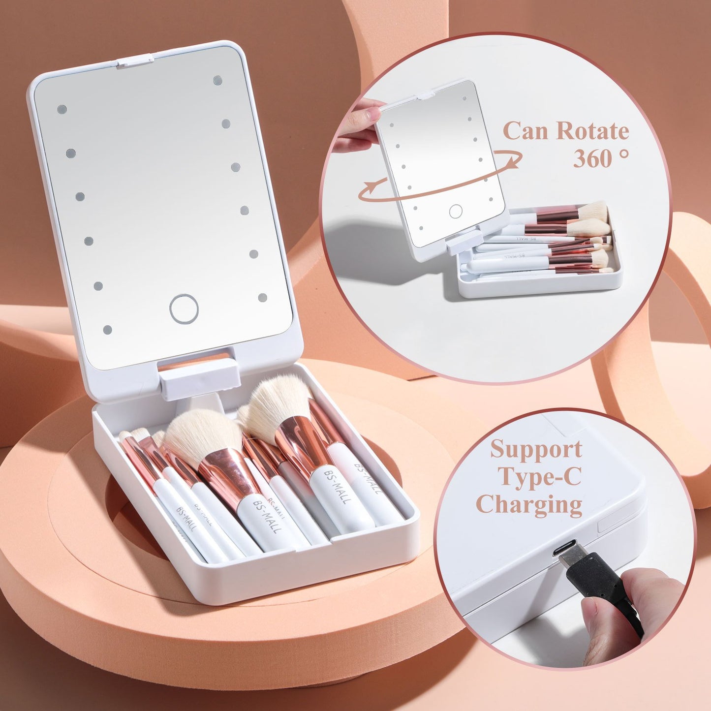 Travel Makeup Brush Set ~ Flawless application anywhere, anytime-