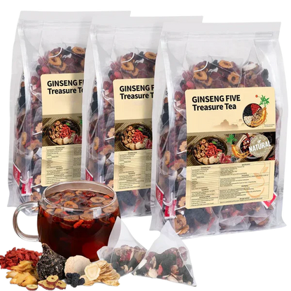 Ginseng & Mulberry Herbal Tea ~ Natural energy and inner balance in every cup.