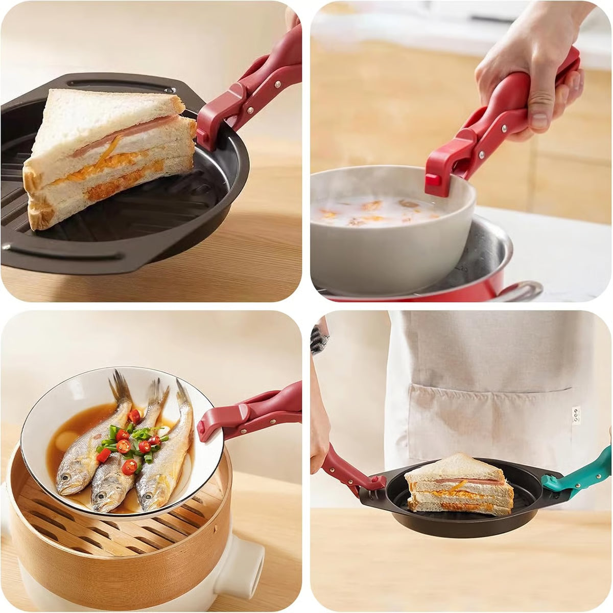 Anti-Scald Bowl Clip ~ Lift hot bowls safely and effortlessly.