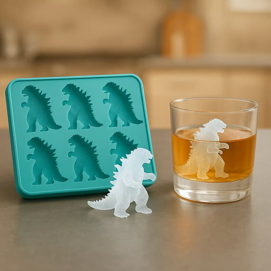 Godzilla Ice Mold ~ Turn every drink into a cinematic showpiece.