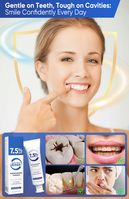 Hydroxyapatite Toothpaste ~ Strengthen enamel and fight sensitivity naturally.