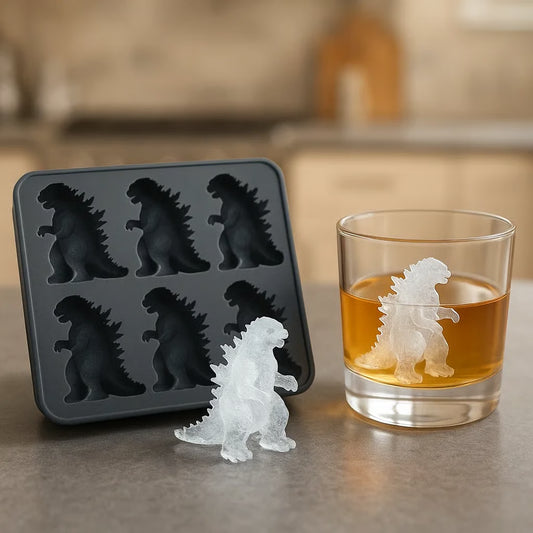 Godzilla Ice Mold ~ Turn every drink into a cinematic showpiece.