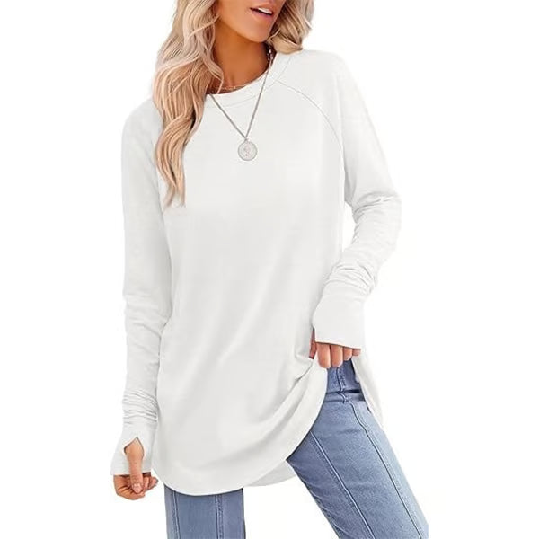 Long Sleeve Thumb Hole Shirts ~ Cozy everyday comfort made effortlessly chic.