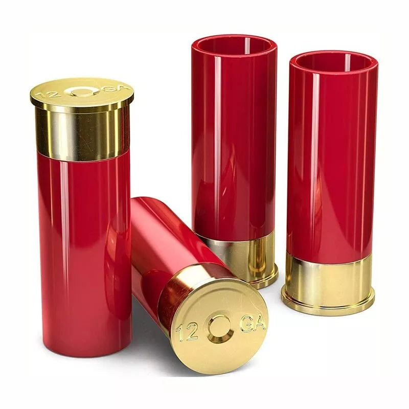 12-Gauge Shot Glass ~ Lock, load, and raise your spirits in style.