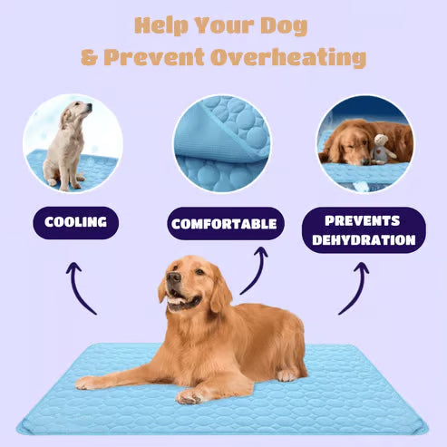 Dog Cooling Mat ~ Instant heat relief without freezing or plugging in