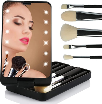 Travel Makeup Brush Set ~ Flawless application anywhere, anytime-