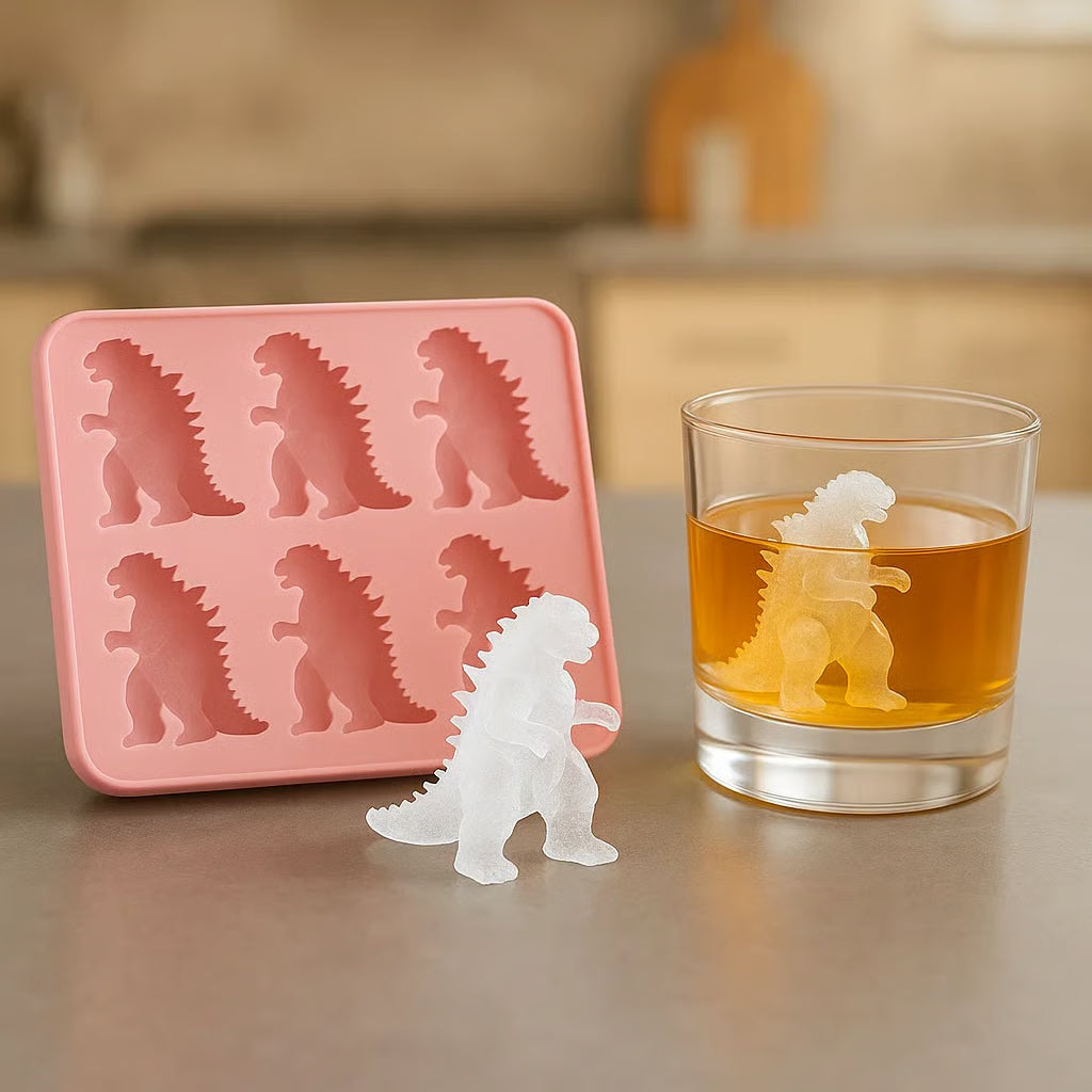 Godzilla Ice Mold ~ Turn every drink into a cinematic showpiece.